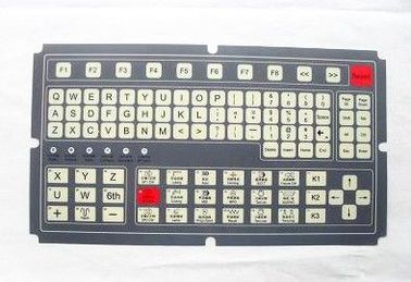 Industrial LED Membrane Switch Keyboard / Panel 280g With Flat Button