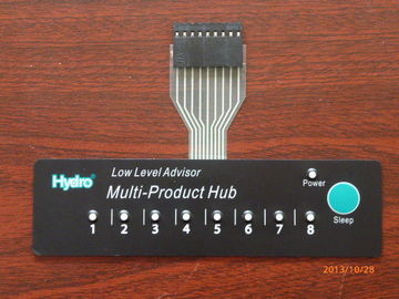 Free Design Gloss Membrane Switch Keypads with 3M467 & 3M468 Adhesive ，100MΩ