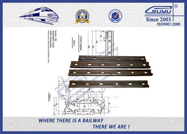 Standardowy UIC54 Rail Metal Fish Plate do zapięcia kolejowego / Joggled Fish Plate