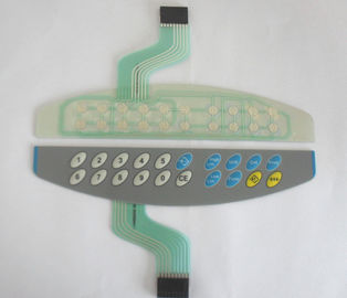 Three Push Button Waterproof Led Membrane Switch , Numerical Control Machine